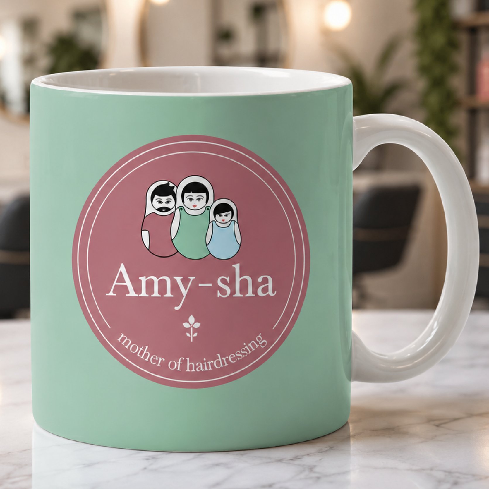 Amy Sha — branded mug