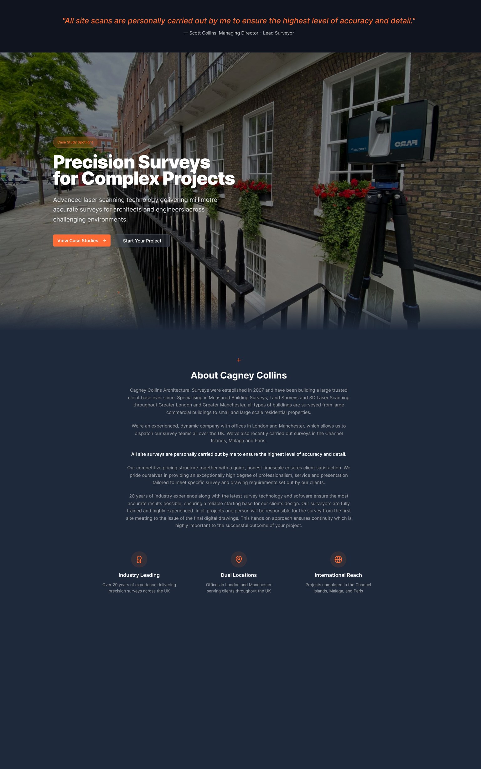 Cagney Collins case study page
