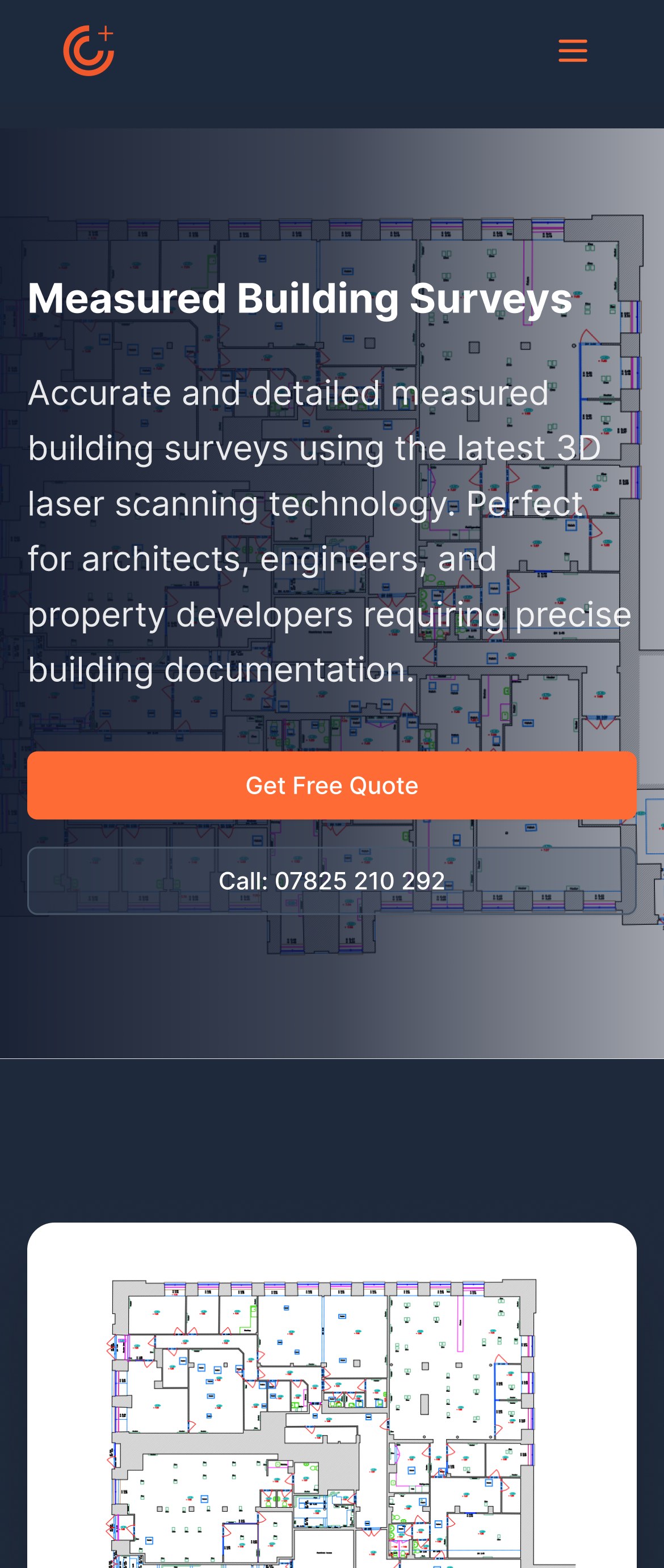 Cagney Collins mobile service page