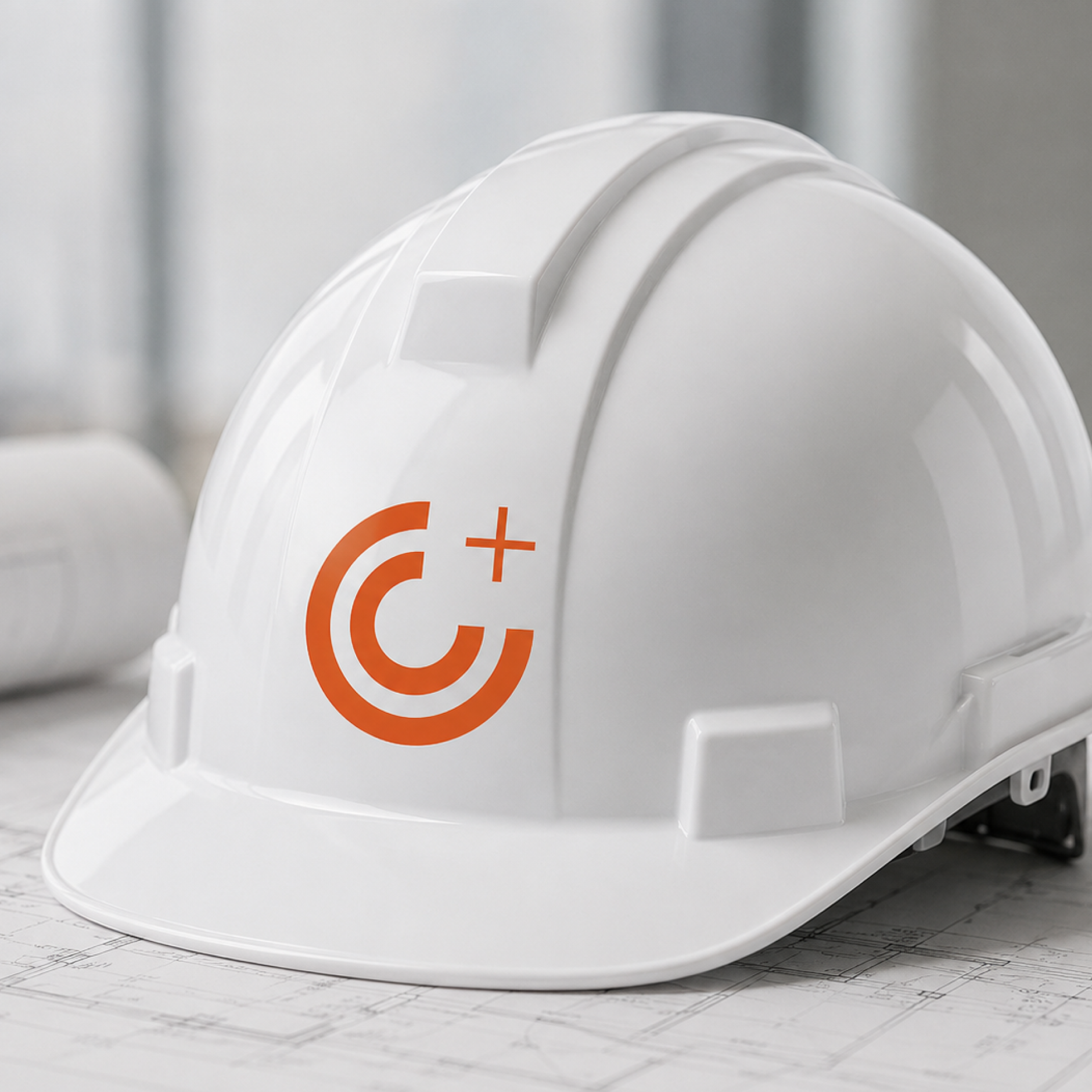 Cagney Collins branded hard hat
