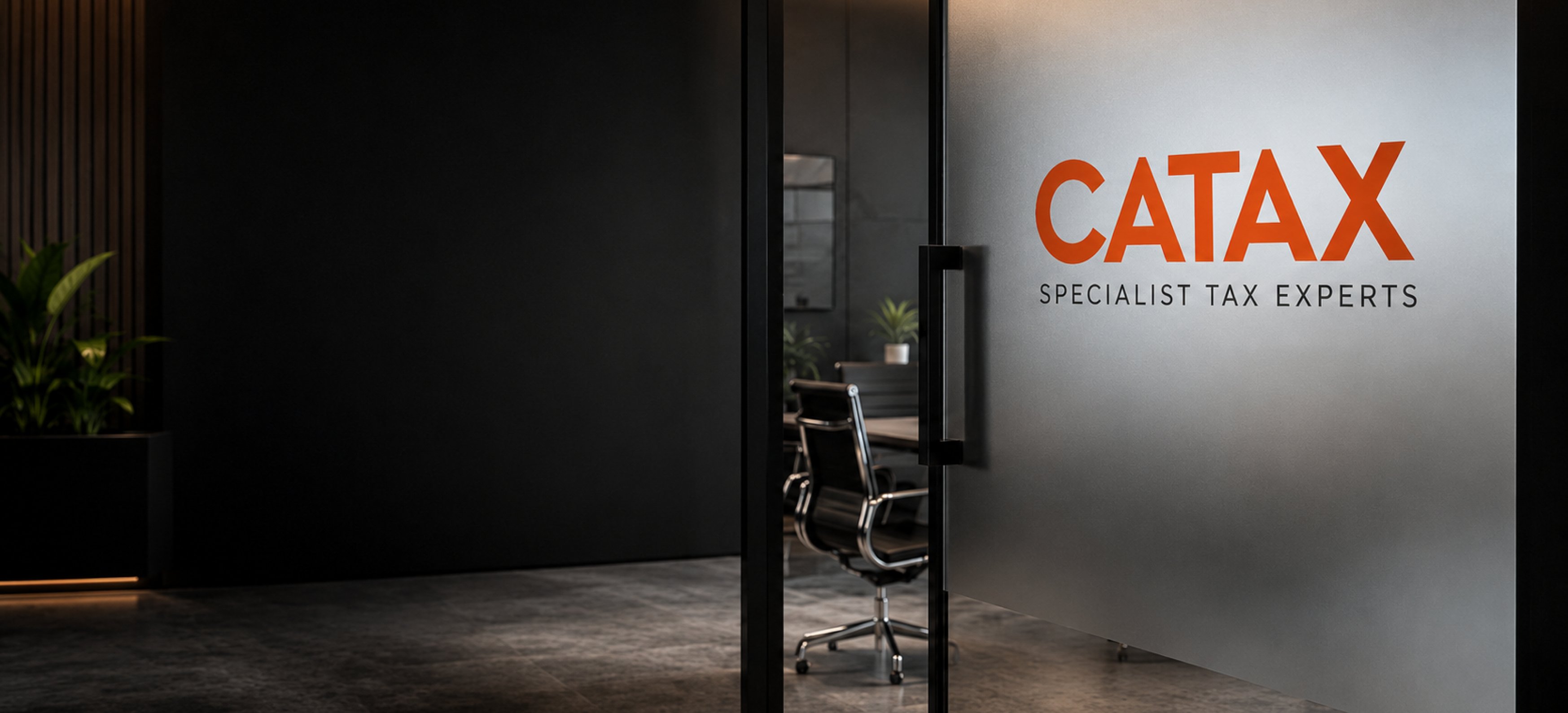 CATAX office signage