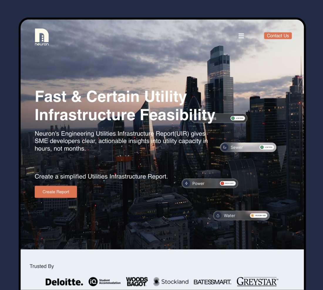 Neuron desktop homepage