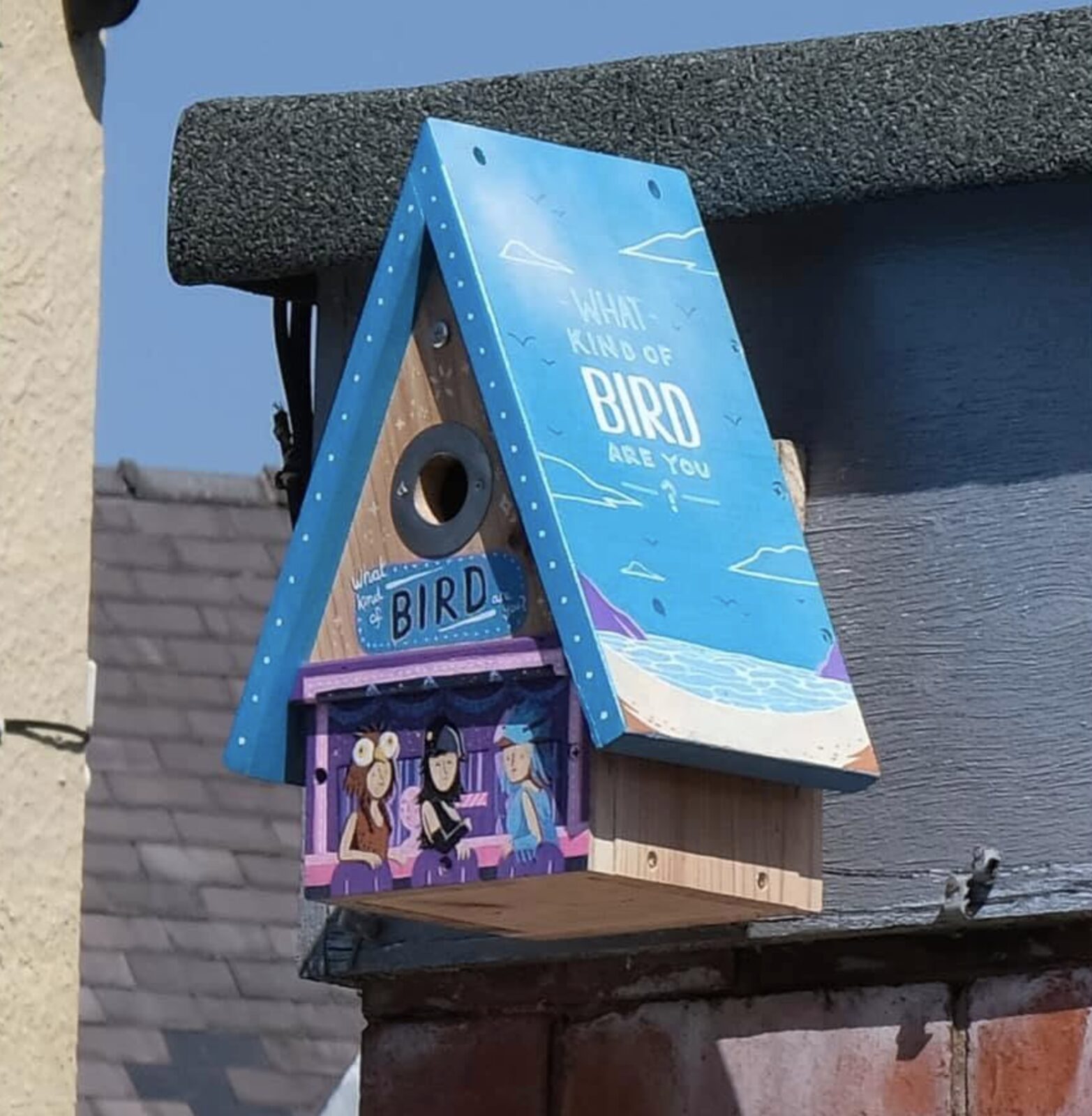 Wingers bird box — beach-themed 'What Kind Of Bird Are You' design